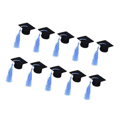 Filz-Hut, Weinflaschenhut, Hüte, Filzstruktur, für Abschlussfeiern, Geburtstage und Feiertage, 10 Stück von Ldbuejiaja