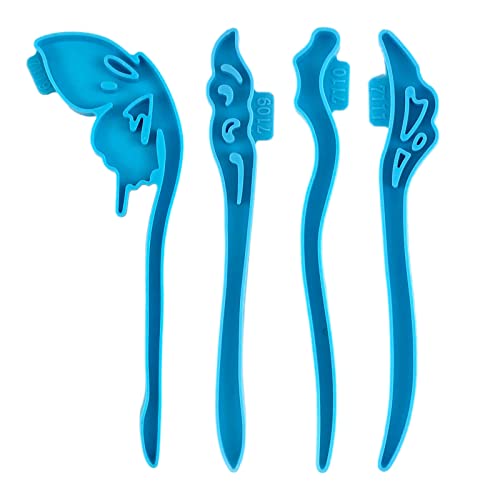 Haarnadel-Formen für Haarnadeln, Silikonharz, Epoxidharz, Haarnadel, Gießclip, Schmuck, Stick-Formen, Silikon von Ldbuejiaja