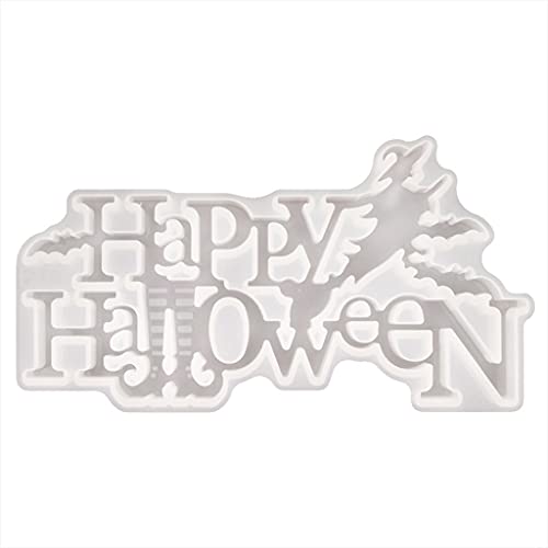 Halloween-Buchstaben-Silikonform, Epoxidharz, Schmuckform, Kunstharz, Gussanhänger, geeignet für Halloween-Buchstaben Halloween-Buchstaben-Silikonform, Epoxidharz, Schmuckform, Kunstharz, Gussanhänger, geeignet für Halloween-Buchstaben von Ldbuejiaja