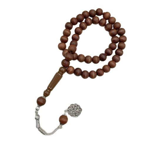 Komfortable Schmuck-Perlen-Holz-Rosenkranz mit Fransen für religiöse Zeremonien, spirituellen Schmuck, Gebetsperlen von Ldbuejiaja