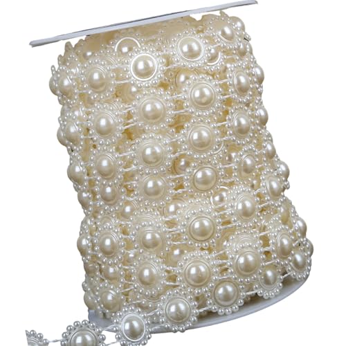 Kunststoffimitationsperlen für Damen, Hosen, Sonnenblumen, Perlenkette zum einfachen Auffädeln von Ldbuejiaja