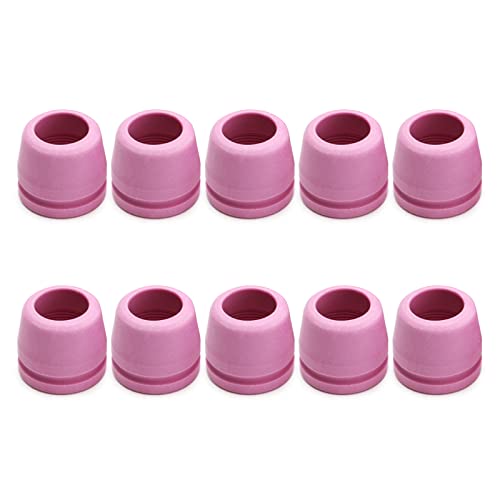 Ldbuejiaja 10 Stück SG-55 AG-60 Plasmaschutz-Abschirmung Keramikbecher passend für SG55 AG-60 WSD-60 Plasmabrenner Düse Ersatz Ldbuejiaja 10 Stück SG-55 AG-60 Plasmaschutz-Abschirmung Keramikbecher passend für SG55 AG-60 WSD-60 Plasmabrenner Düse Ersatz von Ldbuejiaja