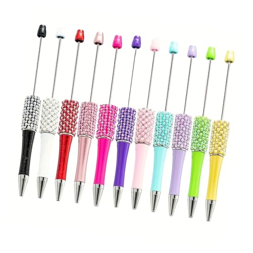 Ldbuejiaja 11 Stück Perlenkugelschreiber, Neuheit, Kugelschreiber, Strasssteine, Perlenstift, Schreibstift, schwarze Tinte, Stift, Schulbedarf Ldbuejiaja 11 Stück Perlenkugelschreiber, Neuheit, Kugelschreiber, Strasssteine, Perlenstift, Schreibstift, schwarze Tinte, Stift, Schulbedarf von Ldbuejiaja