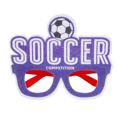 Ldbuejiaja Einzigartige Fußballbrille, europäischer Fußball-Brillen-Rahmen, Motto-Party-Brille für Sport, Party und Heimdekoration Ldbuejiaja Einzigartige Fußballbrille, europäischer Fußball-Brillen-Rahmen, Motto-Party-Brille für Sport, Party und Heimdekoration von Ldbuejiaja