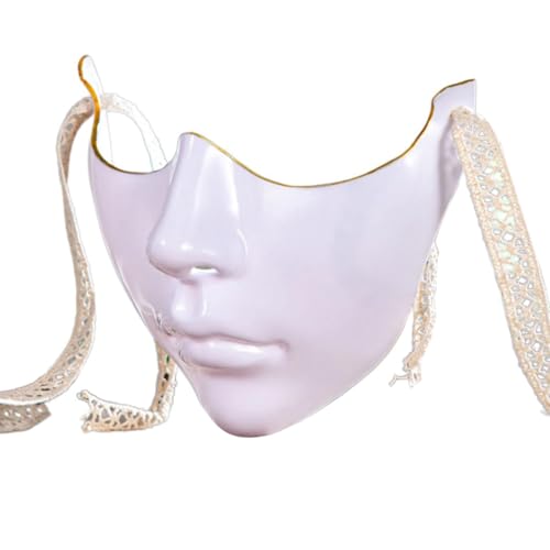 Ldbuejiaja Halbgesicht für Damen und Herren - Maske für Fasching - Halloween - Verkleidung Dekoration Ldbuejiaja Halbgesicht für Damen und Herren - Maske für Fasching - Halloween - Verkleidung Dekoration von Ldbuejiaja