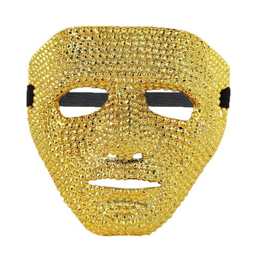 Ldbuejiaja Strass-Maskerade, Vollgesicht, Skelettkopf, Kürbis, Totenkopf für Männer und Frauen, Halloween, Cosplay Ldbuejiaja Strass-Maskerade, Vollgesicht, Skelettkopf, Kürbis, Totenkopf für Männer und Frauen, Halloween, Cosplay von Ldbuejiaja