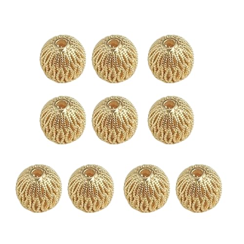 Mehrzweck 18K Gold Plattiert Hohl Robuste Messingperlen Für Hoch Entwickelte Schmuck Und Dekorationsprojekte Liefert Elegante Schmuckkomponenten Mehrzweck 18K Gold Plattiert Hohl Robuste Messingperlen Für Hoch Entwickelte Schmuck Und Dekorationsprojekte Liefert Elegante Schmuckkomponenten von Ldbuejiaja