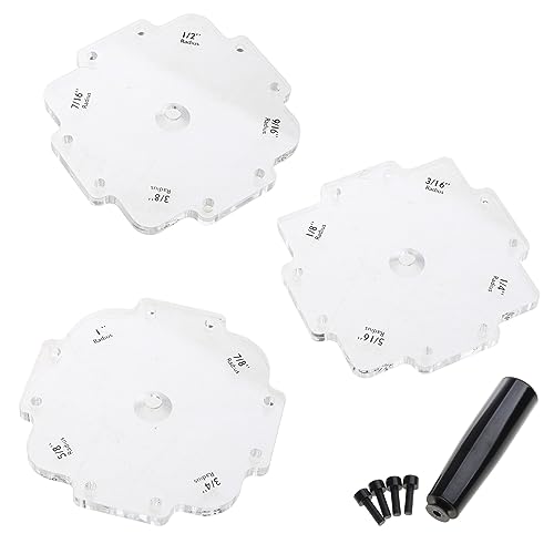 Radius Quick Jig Router Tischschablone Vorlage Halbfilet Locator Jig Router Vorlagen Geeignet für Tischkanten Radius Quick Jig Router Tischschablone Vorlage Halbfilet Locator Jig Router Vorlagen Geeignet für Tischkanten von Ldbuejiaja