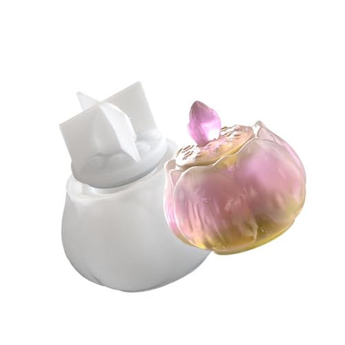 Silikonform mit Lotusblüte, Epoxidharz, für einzigartige Halter und Schreibtisch-Organizer, Glasformen von Ldbuejiaja