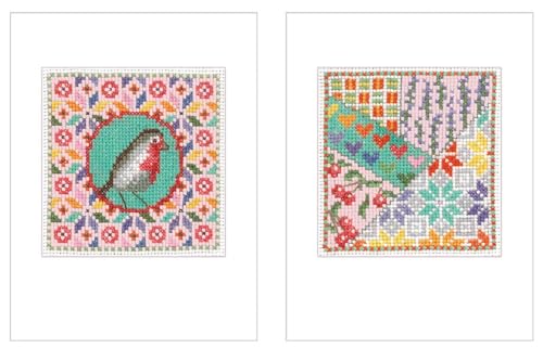 Le Bonheur des Dames Grußkarten 2er Set Kreuzstich Stickpackung Le Bonheur des Dames Grußkarten 2er Set Kreuzstich Stickpackung von Le Bonheur des Dames