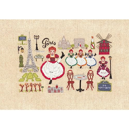 Le Bonheur des Dames Kreuzstich Set Hallo Paris Zählmuster Le Bonheur des Dames Kreuzstich Set Hallo Paris Zählmuster von Le Bonheur des Dames