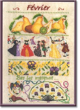 Le Bonheur des Dames Kreuzstich und Petit Point Stickpackung, Weiss Le Bonheur des Dames Kreuzstich und Petit Point Stickpackung, Weiss von Le Bonheur des Dames