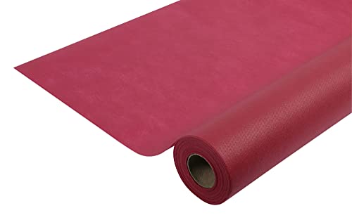 Pronappe Tischdecke R785008I Einweg-Tischdecke aus Spunbond-Vlies Länge 50m Breite 1,20m (pro Rolle) Farbe Bordeaux Reißfestes, wasserabweisendes und abwischbares Gewebe von Pro Nappe