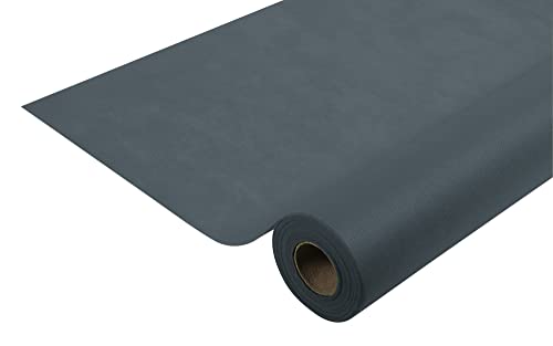 Pronappe Tischdecke R785033I Einweg-Tischdecke aus Spunbond-Vlies Länge 50m Breite 1,20m (pro Rolle) Farbe Anthrazit Reißfester, wasserabweisender und abwischbarer Stoff von Pro Nappe