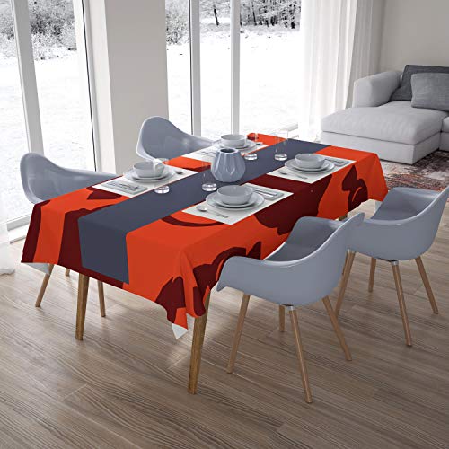 Le Jardin du Lin Küchendekoration, Tischdecke, Orange Bordeaux, 140 x 200 Cm - Entworfen und hergestellt in der Türkei Le Jardin du Lin Küchendekoration, Tischdecke, Orange Bordeaux, 140 x 200 Cm - Entworfen und hergestellt in der Türkei von Le Jardin du Lin