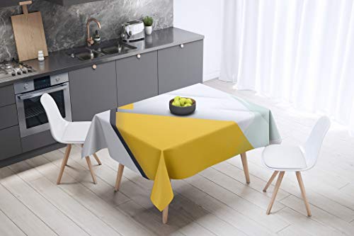 Le Jardin du Lin Tischdecke, 145 x 145 cm, entworfen und hergestellt in der Türkei von Bonamaison