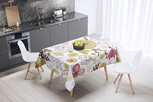 Le Jardin du Lin Tischdecke, 145 x 145 cm, entworfen und hergestellt in der Türkei von Bonamaison