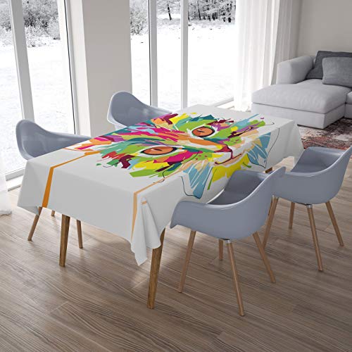 Le Jardin du Lin Tischdecke, 145 x 180 cm, entworfen und hergestellt in der Türkei von Bonamaison