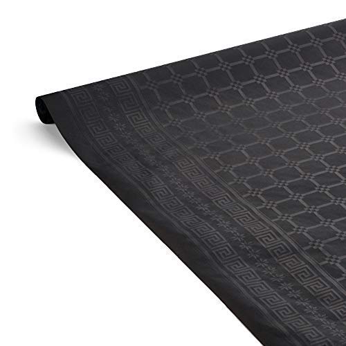 Le Napage Art de la Table Tischdecke aus Damastpapier, 1,18 x 6 m, Schwarz Le Napage Art de la Table Tischdecke aus Damastpapier, 1,18 x 6 m, Schwarz von Le Nappage