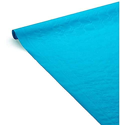 Le Napage Art de la Table Tischdecke aus Damastpapier, 1,18 x 6 m, Türkis Le Napage Art de la Table Tischdecke aus Damastpapier, 1,18 x 6 m, Türkis von Le Nappage