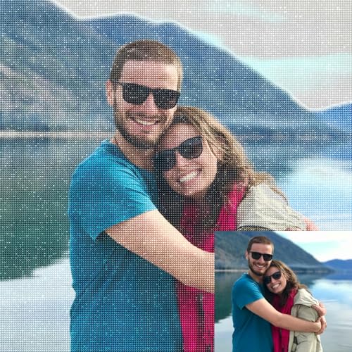 Le Uvlaze 5D Diamond Painting Eigenes Foto – Custom Benutzerdefinierte Design Diamant Full Bilder, Personalisiertes Diamond Painting Set für Erwachsene zur Heimdekoration Le Uvlaze 5D Diamond Painting Eigenes Foto – Custom Benutzerdefinierte Design Diamant Full Bilder, Personalisiertes Diamond Painting Set für Erwachsene zur Heimdekoration von Le Uvlaze