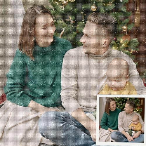 Le Uvlaze Personalisiertes Diamond Painting, DIY Full Diamant Foto, Eigenes Bild, Rund & Eckige Diamanten, Geschenkidee für Zuhause Deko Le Uvlaze Personalisiertes Diamond Painting, DIY Full Diamant Foto, Eigenes Bild, Rund & Eckige Diamanten, Geschenkidee für Zuhause Deko von Le Uvlaze