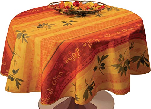Le linge de Jules Tischdecke, Polyester, Rot, 160 cm cm Le linge de Jules Tischdecke, Polyester, Rot, 160 cm cm von Le linge de Jules