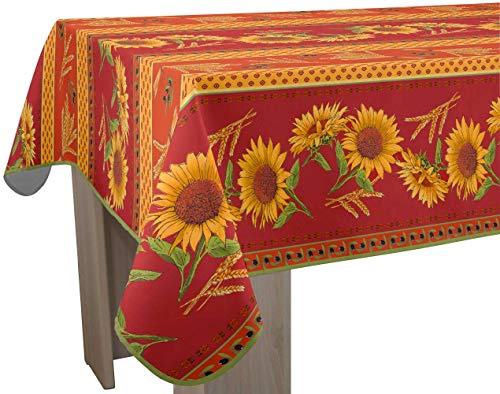 Le linge de Jules Tischdecke, Polyester, Rot, Rechteckig 150 x 300 cm Le linge de Jules Tischdecke, Polyester, Rot, Rechteckig 150 x 300 cm von Le linge de Jules