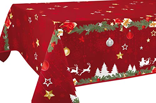 Le linge de Jules Tischdecke, Polyester, Rot, Rechteckig 150 x 350 cm Le linge de Jules Tischdecke, Polyester, Rot, Rechteckig 150 x 350 cm von Le linge de Jules