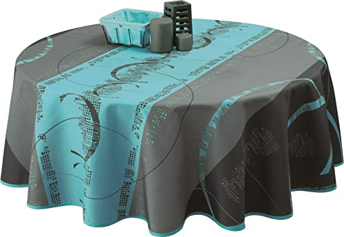 Le linge de Jules Tischdecke, Polyester, Blau, 160 cm cm von Le linge de Jules