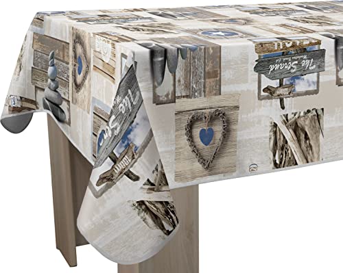 Tischdecke Fleckabweisende Beach - Rechteckig 150 x 200 cm Tischdecke Fleckabweisende Beach - Rechteckig 150 x 200 cm von Le linge de Jules