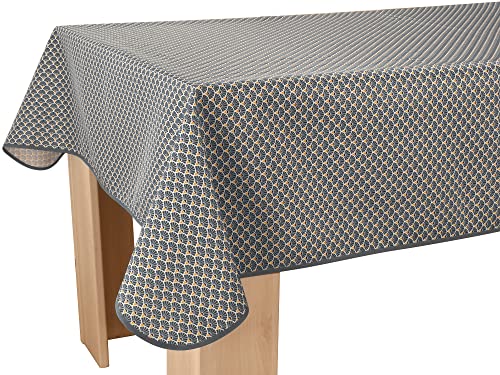 Tischdecke Fleckabweisende Pfau Anthracite - Rechteckig 150 x 200 cm Tischdecke Fleckabweisende Pfau Anthracite - Rechteckig 150 x 200 cm von Le linge de Jules