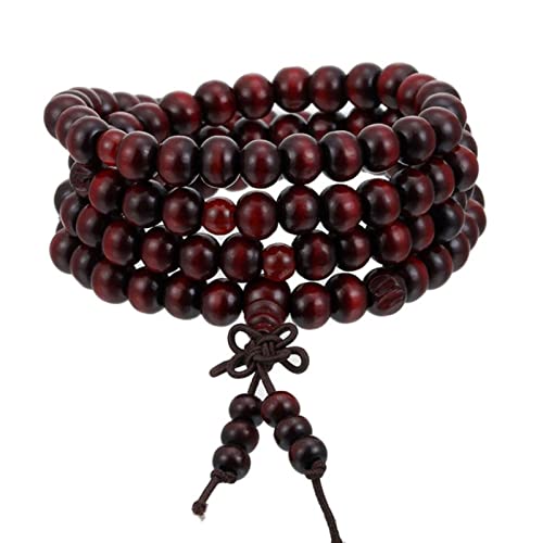 LeGDOr 1Pcs 8mm Natürliche Sandelholz Buddhistischen Meditation Holz Gebetskette Mala Armreifen Frauen Männer Schmuck 108 Perlen Bijoux LeGDOr 1Pcs 8mm Natürliche Sandelholz Buddhistischen Meditation Holz Gebetskette Mala Armreifen Frauen Männer Schmuck 108 Perlen Bijoux von LeGDOr