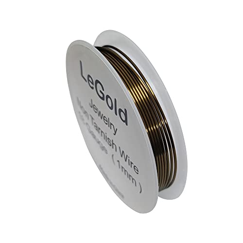 LeGold Kupferdraht, 18 Gauge, nicht anlaufgeschützt, bronzefarben von LeGold