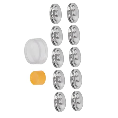 Button Making Kit Covered Button Kit DIY Craft Tools mit runden Basis -Stoffabdeckungen und Schnalle -Set für handgefertigte Nähprojekte kundenspezifische Kleidung (20 mm) von Leapiture