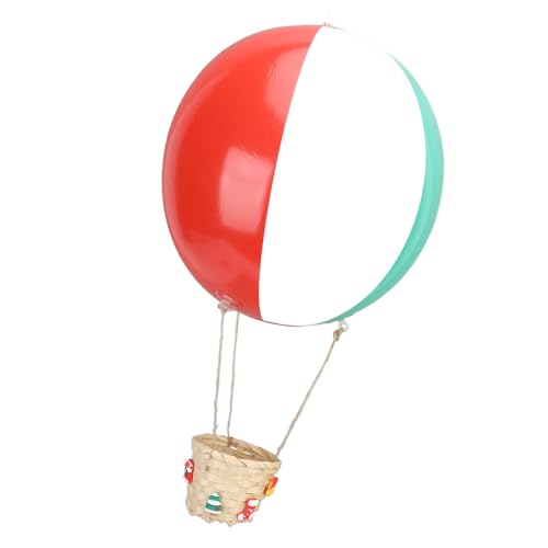 Leapiture Heißluftballon-Dekoration, Weidenkorb-Ballon, Rattan-Korb, Luftballon zum Aufhängen, Luftballon-Dekoration, Heißluftballon-Nachbildung, Ballon-Hängedekoration Leapiture Heißluftballon-Dekoration, Weidenkorb-Ballon, Rattan-Korb, Luftballon zum Aufhängen, Luftballon-Dekoration, Heißluftballon-Nachbildung, Ballon-Hängedekoration von Leapiture