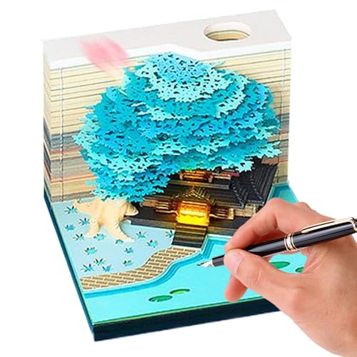 3D Kalender - Abreißkalender - Mit Beleuchtetem Design Notizblock Für Workout Pendeln Urlaub Lehrer Unterricht von LearnLyrics