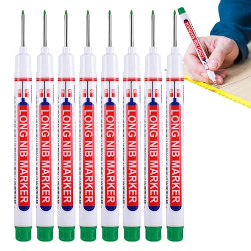 Baumarker, Marker mit tiefer Reichweite – 8 Stück, tiefe Bohrlöcher, vielseitig einsetzbar, wasserfest, für Künstler und Anfänger in -Projekten Baumarker, Marker mit tiefer Reichweite – 8 Stück, tiefe Bohrlöcher, vielseitig einsetzbar, wasserfest, für Künstler und Anfänger in -Projekten von LearnLyrics