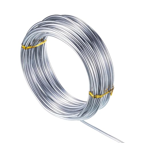 Biegbarer Basteldraht, Weicher Aluminiumdraht - Anti-Fade-weicher, Silberfarbener, Biegsamer Draht - Bastelbedarf, Metalldraht Für Erwachsene, Kinder, Ältere Menschen, Enthusiasten, Biegbarer Basteldraht, Weicher Aluminiumdraht - Anti-Fade-weicher, Silberfarbener, Biegsamer Draht - Bastelbedarf, Metalldraht Für Erwachsene, Kinder, Ältere Menschen, Enthusiasten, von LearnLyrics
