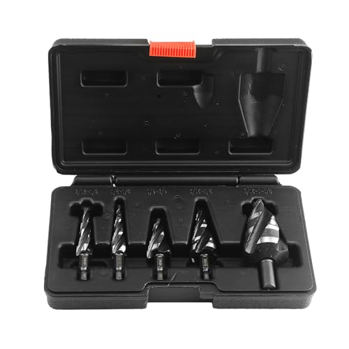 Bit-Bohrer mit Metallschritten, Rhythmus-Bit, Set mit Bits Stap – Industrielle Schneidwerkzeuge aus Hochgeschwindigkeitsstahl für Edelstahl aus Aluminium und Holz P von LearnLyrics