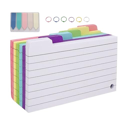 Flash -Karten -Bundle - Gefüge farbige Notizkarten, Schwergewichts -Indexpaket | Klassenzimmerlehrer -Schüler Lernbedarf Vorbereitung, Haushaltsrezept Organizer Prüfungsstudienkit mit Aufklebern für d Flash -Karten -Bundle - Gefüge farbige Notizkarten, Schwergewichts -Indexpaket | Klassenzimmerlehrer -Schüler Lernbedarf Vorbereitung, Haushaltsrezept Organizer Prüfungsstudienkit mit Aufklebern für d von LearnLyrics