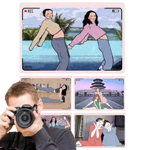Fotografie-Posing Guide – lustige Portrait-Fotografiekarten, Portrait-Pose für Fotografen, lustige Fotografie-Requisite für Mehrpersonen-Aufnahmen Fotografie-Posing Guide – lustige Portrait-Fotografiekarten, Portrait-Pose für Fotografen, lustige Fotografie-Requisite für Mehrpersonen-Aufnahmen von LearnLyrics