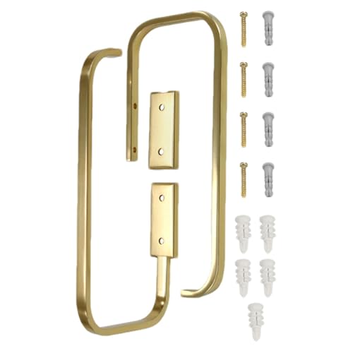 Gardinenrückzüge, Gardinenhalter für die Wand | Set mit 2 Volant-Raffhaltern - Wandmontierte Volant-Rückzüge, Metall-Windschutzscheiben-Vorhangbänder, dekorativ für Schlafzimmer und von LearnLyrics