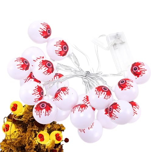 Gruselige Augapfel-Lichterkette, 20 batteriebetriebene Augapfel- , wasserdicht, saisonale Party-Dekoration für Wand, , Fensterbank, Baum, Terrasse, Hof, , Fenster, Garten Gruselige Augapfel-Lichterkette, 20 batteriebetriebene Augapfel- , wasserdicht, saisonale Party-Dekoration für Wand, , Fensterbank, Baum, Terrasse, Hof, , Fenster, Garten von LearnLyrics