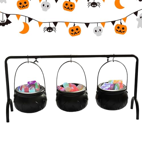Halloween | 3 Stück Halloween Hexe Bonbonschalen | Partygeschirr Bonboneimer Indoor Outdoor Haus Garten Halloween | 3 Stück Halloween Hexe Bonbonschalen | Partygeschirr Bonboneimer Indoor Outdoor Haus Garten von LearnLyrics