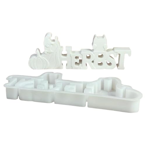 Herbstgussformen - Haltbares flexibles Material, Silikonharzformen, Herbsthandwerksvorräte | Kreatives Schimmelpilz mit Nichtstaboberfläche für Seife, die Gipsschnitzereien Wohndekorationen machen von LearnLyrics