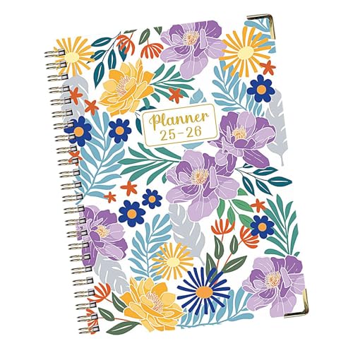 Kalenderbuch – Frühlings-Notizbuch, Juli 2025–Juni 2026, ästhetische A5-Spiralbindung, Blumenmuster, dicker englischer Notizblock für Journaling, Studium, Feld, Notizen, Skizzieren, Forschung, Notizen Kalenderbuch – Frühlings-Notizbuch, Juli 2025–Juni 2026, ästhetische A5-Spiralbindung, Blumenmuster, dicker englischer Notizblock für Journaling, Studium, Feld, Notizen, Skizzieren, Forschung, Notizen von LearnLyrics