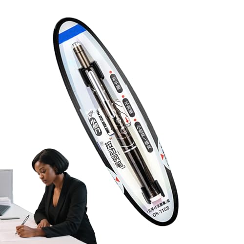 Füllfederhalter zum Schreiben – feine Spitze extra | Nachfüllpackung mit flüssiger Tinte 0,38 mm für Büro, Universität, Notizen, Tagebuch, Kalligraphie, Schreiben von LearnLyrics