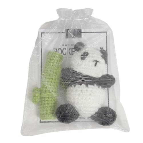 LearnLyrics Gehäkeltes Panda-Kuscheltier,Panda-Häkeltier,Süße Panda-Plüschtiere - Handgefertigtes entzückendes Panda-Häkeltier mit Grußkarte und Organzabeutel für Weihnachten, Geburtstag, LearnLyrics Gehäkeltes Panda-Kuscheltier,Panda-Häkeltier,Süße Panda-Plüschtiere - Handgefertigtes entzückendes Panda-Häkeltier mit Grußkarte und Organzabeutel für Weihnachten, Geburtstag, von LearnLyrics