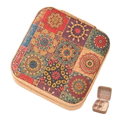 LearnLyrics Schmuckaufbewahrungsbox, Schmuckschatullen für Frauen - Tragbare Retro-Aufbewahrungsbox, Reise-Schmuckbox | Reise-Reisebedarf aus Stoff, kleiner Schmuck-Organizer für LearnLyrics Schmuckaufbewahrungsbox, Schmuckschatullen für Frauen - Tragbare Retro-Aufbewahrungsbox, Reise-Schmuckbox | Reise-Reisebedarf aus Stoff, kleiner Schmuck-Organizer für von LearnLyrics